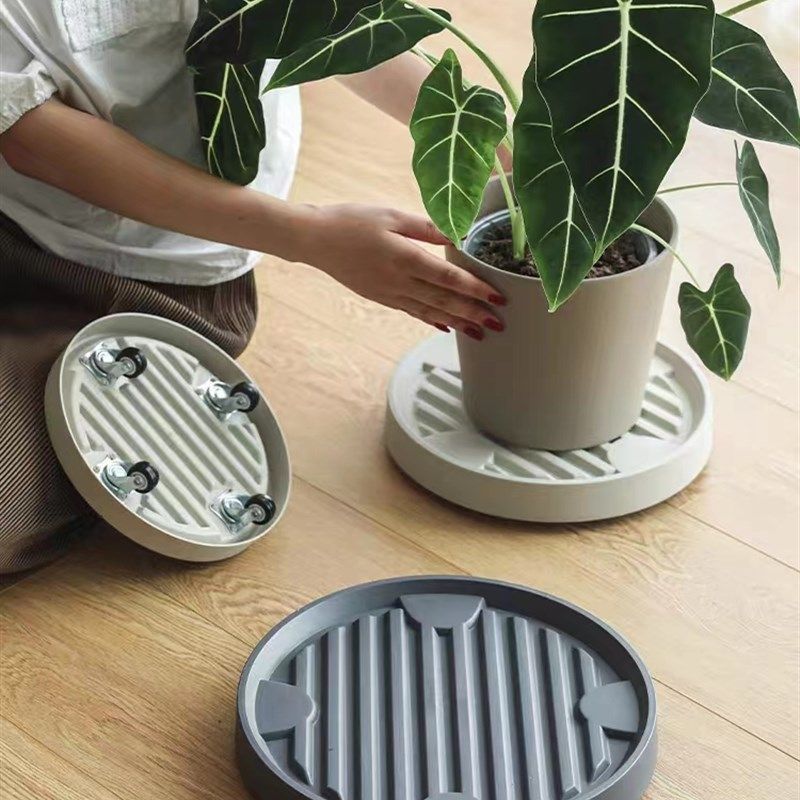 万向轮移动花盆托盘接水盘带隐藏轮子加厚塑料底托可承重透气底座,家居饰品,花盆,淘宝优惠券,粉丝福利购,淘宝优惠卷