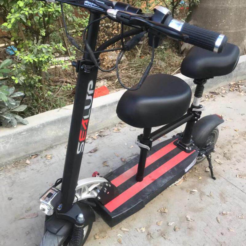 电动滑板车儿童座椅希洛普折叠车改装配件前置座位双人小孩坐椅