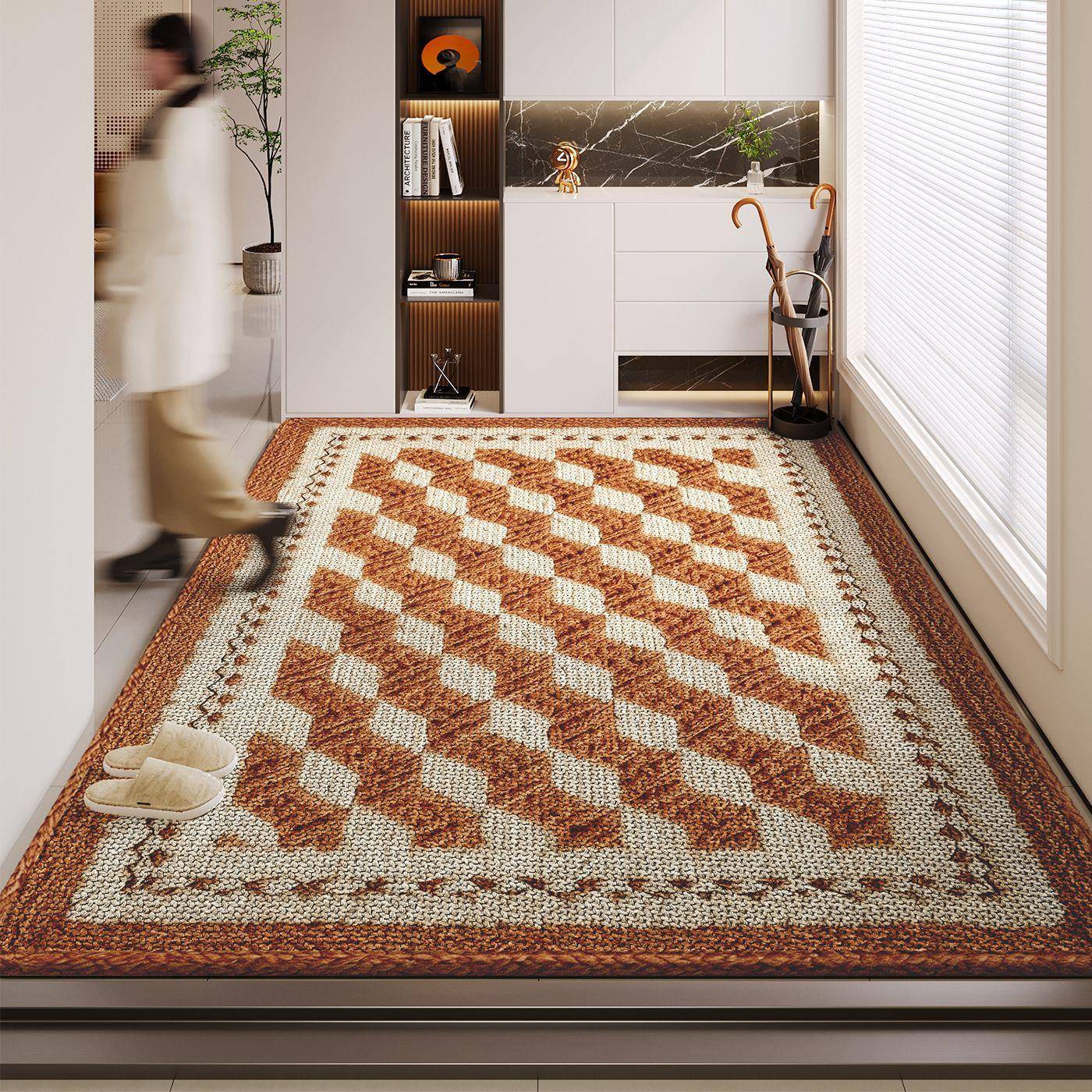 地垫入户门进门地毯门口家用门垫防滑客厅入户高级玄关脚垫耐脏