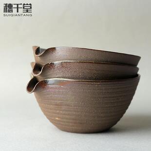 穗千堂仿宋代点茶套装抹茶碗 茶勺百立本茶筅茶壶耐热玻璃手执壶