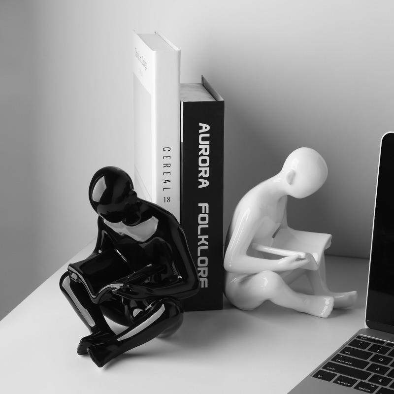 贝汉美现代轻奢办公室工艺品创意抽象人物书档酒柜电视柜装饰摆件,鲜花速递/花卉仿真/绿植园艺,割草机/草坪机,淘宝优惠券,粉丝福利购,淘宝优惠卷