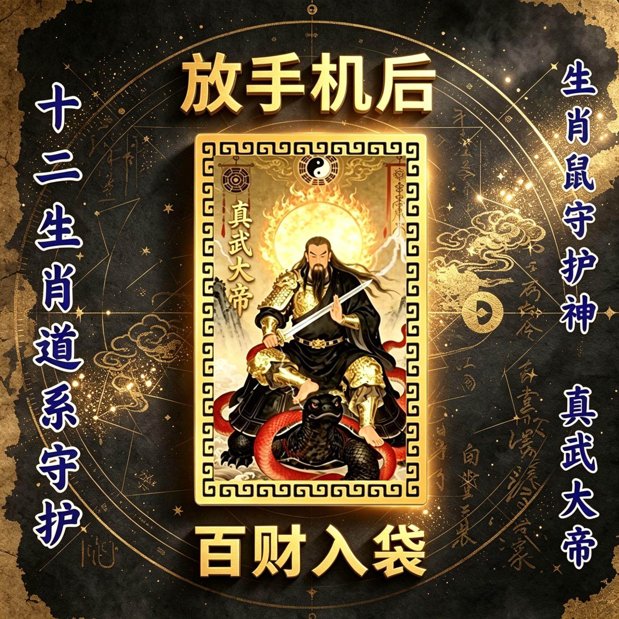 放后【吸横财】顺财招运进财贵人顺利男女创意贴纸饰品
