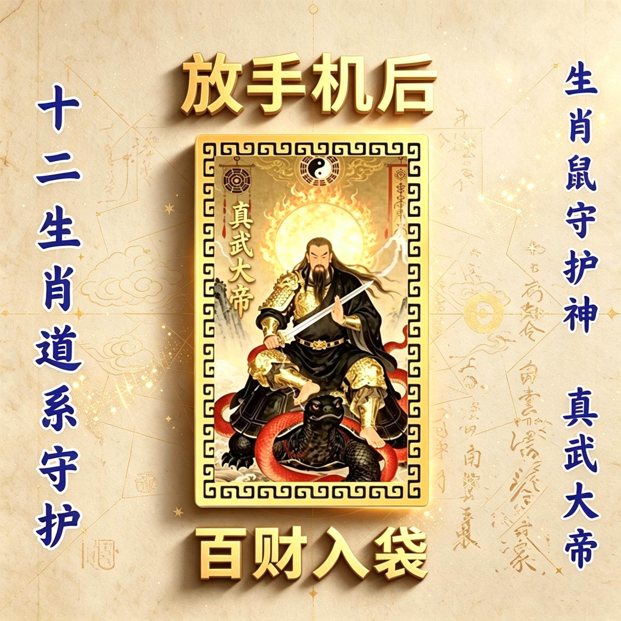 放后【吸横财】顺财招运进财贵人顺利男女创意贴纸饰品