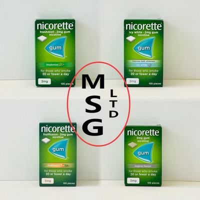 进口薄荷无糖尼古丁戒烟口香糖