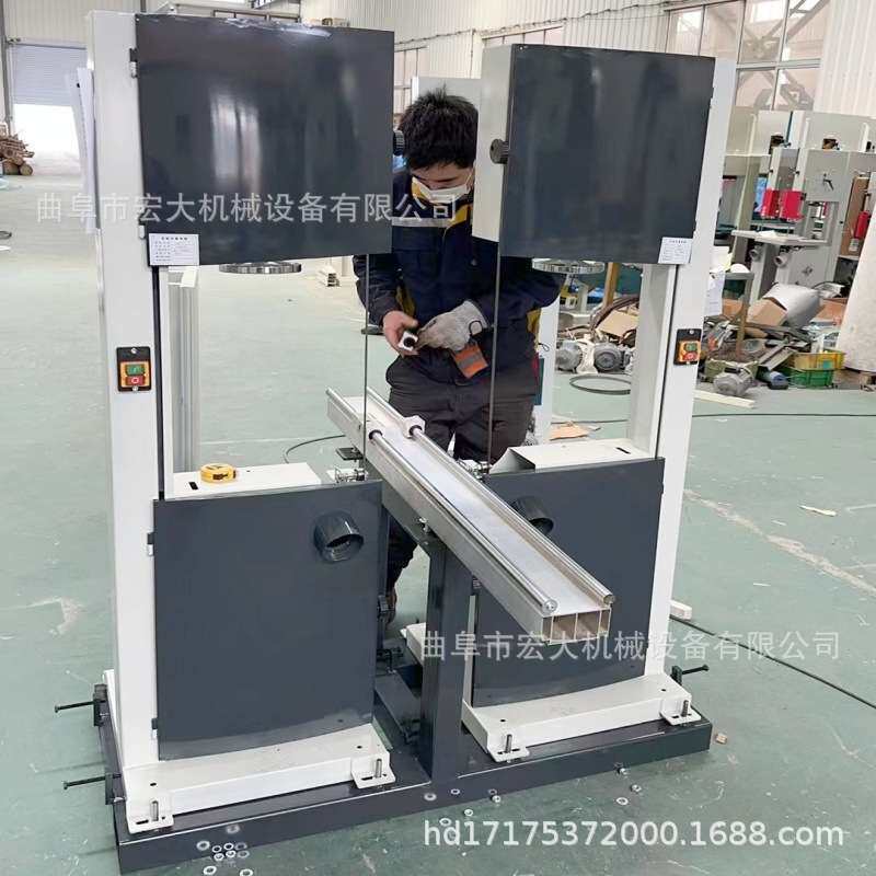 PLC数控系统操作 自动切割推料 发泡材料树脂材料立式卧式带锯机