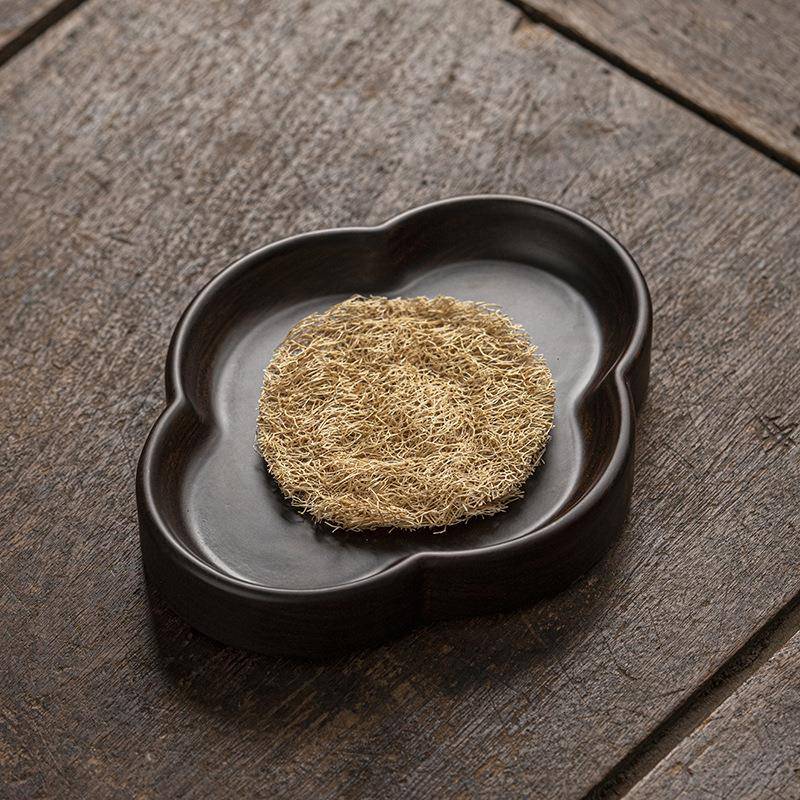 厂家黑檀实木整板壶承茶垫隔热垫养壶垫茶壶底座壶托干泡台