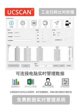 U420二维码比对扫描器混防错高速生产线料检测扫描