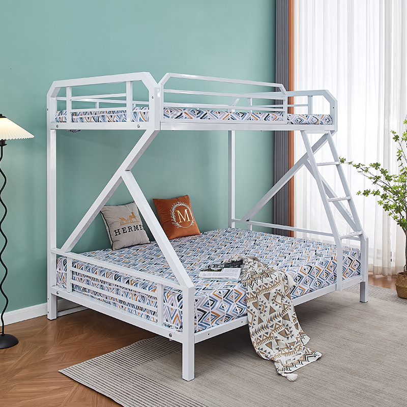 家用高低床铁艺床上下铺电竞床宾馆双层铁架学校网吧公寓子母床