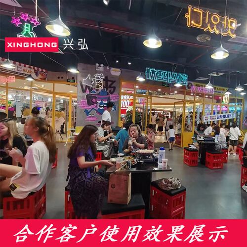 推荐美式不锈钢炭火烤肉桌韩式网红烧烤店火锅店铁艺油桶桌椅组合
