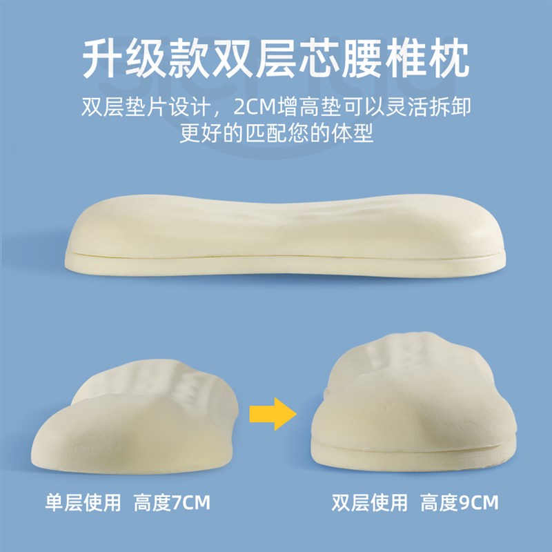 腰枕睡觉专用腰间椎盘突出晚上睡眠腰突垫平躺腰托护腰部支撑靠垫
