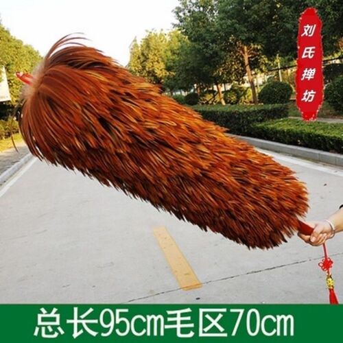鸡毛掸子加厚纯手工可伸缩家用汽车用除尘禅子扫灰家务清洁不掉毛