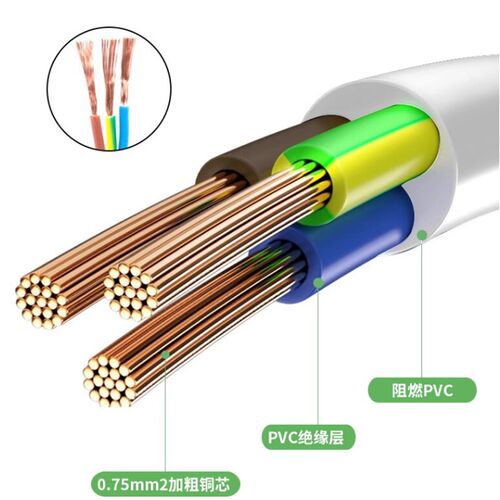适用蓝宝FS05辅食机蒸煮一体机多功能搅拌料理机梅花口电源线插头