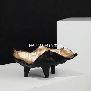 现代样几板间树脂简高脚水KJW果盘摆件售楼约处家居收客厅茶纳托