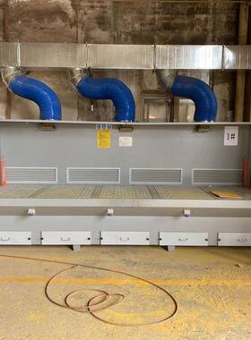 光厂家直磨供打磨除尘作台打抛集尘器工2米VXW多工位吸尘打磨平台