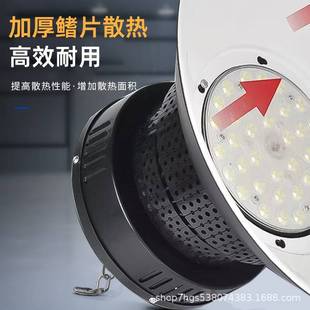 led工矿灯超亮100W200W体育馆球场车间厂房工厂仓库照明天棚吊灯