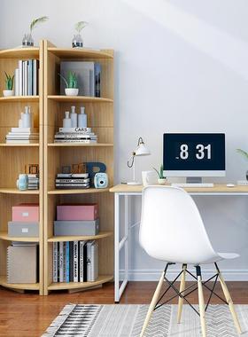 转置物架书房架拐三FGX角书客厅墙角储物柜卧室角置物收角纳架边