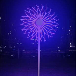 代LE款D带遥控紫金花礼花灯灯景观树015户日外现新礼花灯树节彩灯