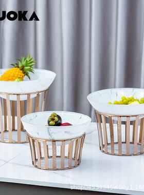 轻甜奢不锈钢点心架品台摆件冷餐水果蛋糕餐0860展示盘厅自助茶歇