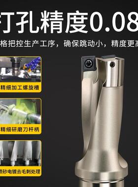 4倍14WCtlznu+%l床钻U加长快钻速喷水钻头数控车深孔爆力油18202