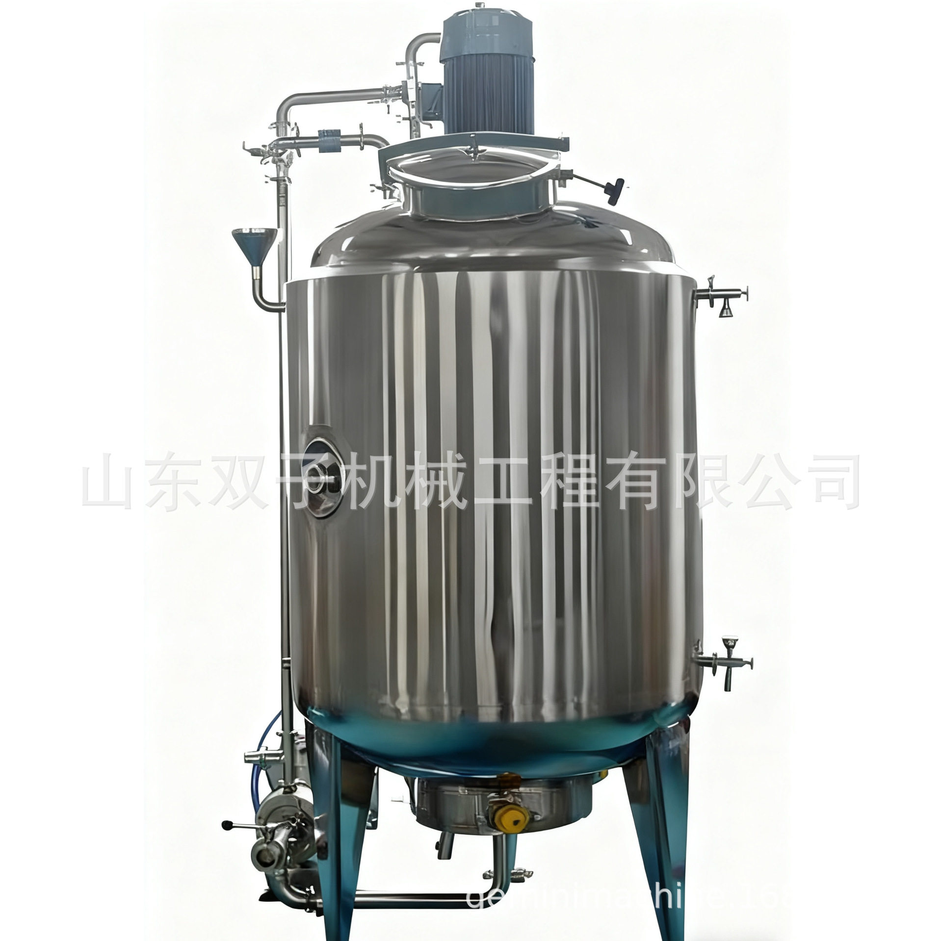 不锈钢电加热反应釜 导热油加热搅拌配液罐 反应釜 配料罐