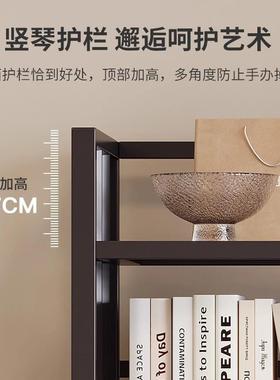 铁艺书架落地物架客架厅家用置展示简多层收纳现代IAU约卧室书柜