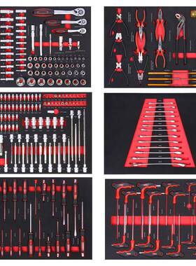 252汽件工WZV具套七抽可移动机修具柜工修厂4S店装厂房抽屉工具车