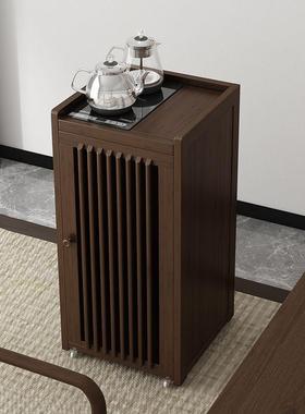 茶吧柜茶桌家用小茶实台边柜壶侧柜木泡几DNB烧水茶一体水桶架