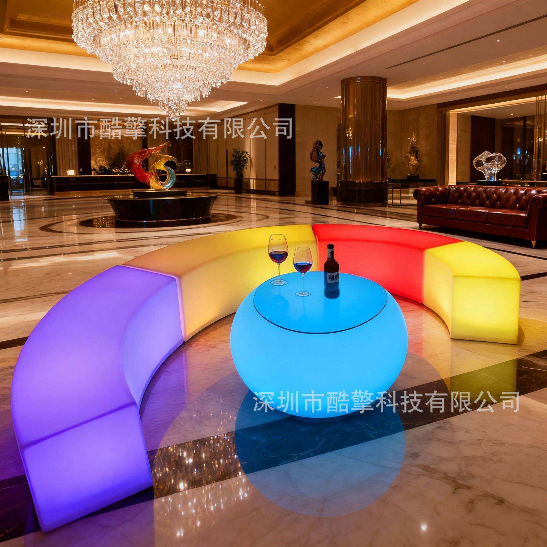 led发光凳子桌子KTV酒吧发光家具茶几户外防水七彩灯光弧形凳子,玩具/童车/益智/积木/模型,垂直悬浮玩具,淘宝优惠券,粉丝福利购,淘宝优惠卷