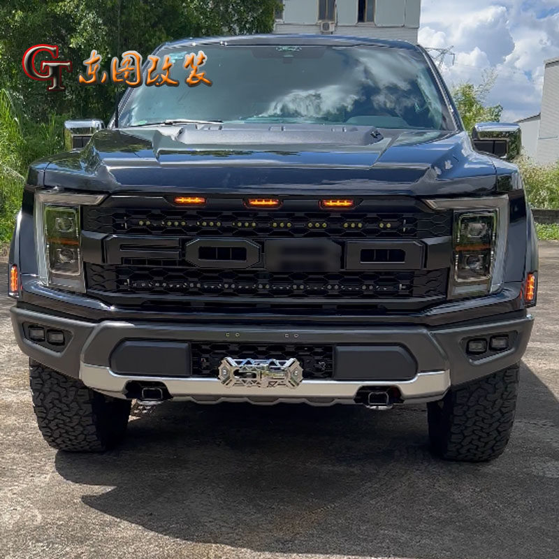 适用于22款猛禽前杠雾灯 新款猛禽F150专用防雾灯 改装射灯日行灯