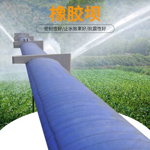 橡胶坝盾式充水充气气盾坝闸橡胶坝袋河道拦水坝临时气囊景观水闸