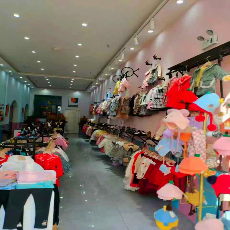 服装店展示架上墙女童装店铺装修货架壁挂式组合挂衣服架子正侧挂