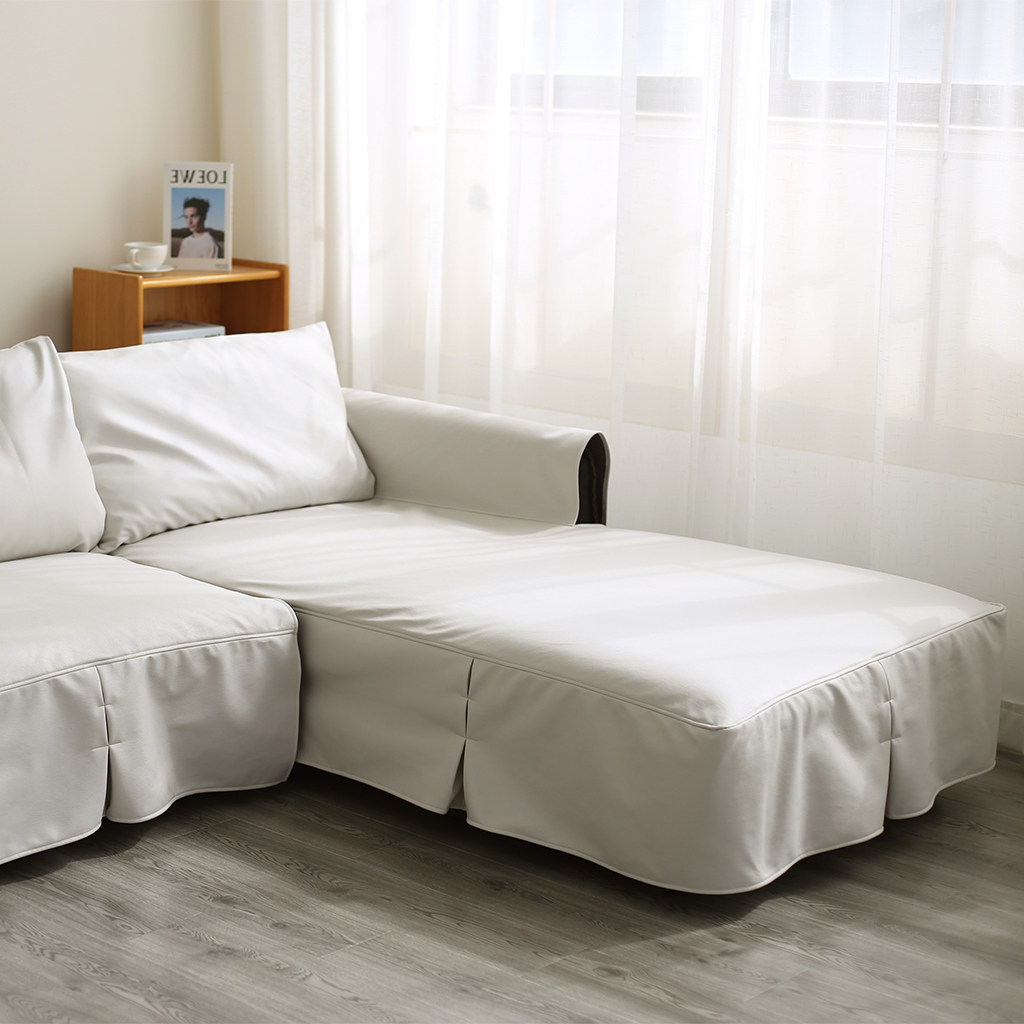 全包贵妃位沙发巾四季沙发通用套罩盖定做巾简约现代笠定制垫纯色