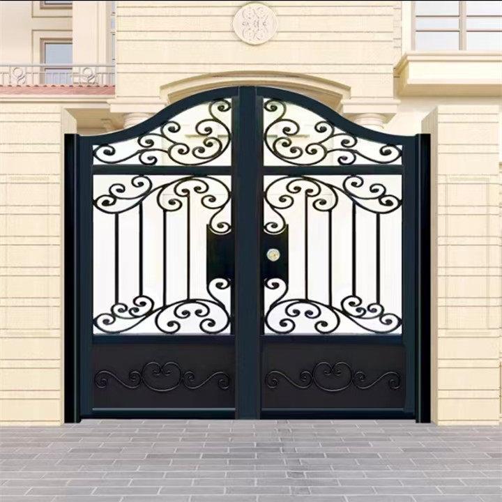 欧式铁艺大门花园别墅门户外铁门彷古门铝合金庭院门花园门进户门