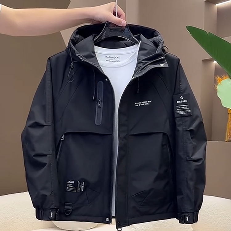 潮男加厚外套秋冬季时尚