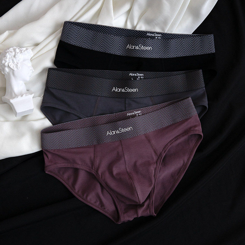 欧若风男士内裤纯棉三角裤抗菌内裤运动舒适透气平角裤2025新款