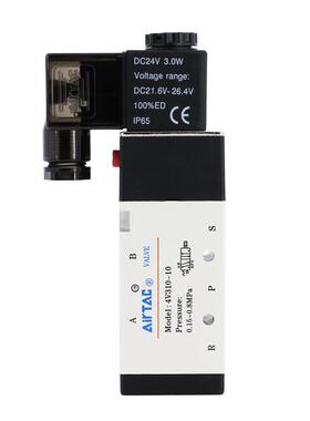 亚德客气动电磁阀气缸换向24v电子气阀线圈开关控制阀2204V210-08