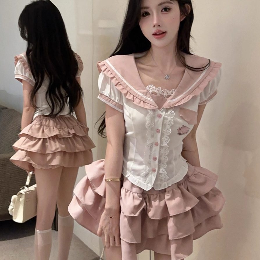 学院风jk制服女夏季独特