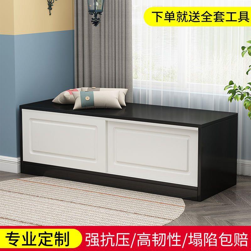 储物柜飘炕柜NRS土炕地柜移自由合欧式门柜家用推拉门阳组台可坐