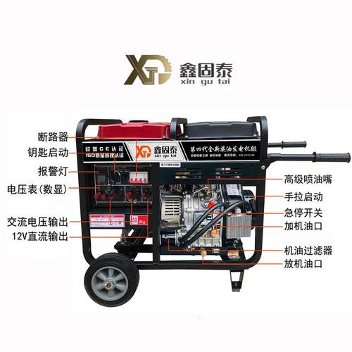 小型-15kw3单缸/ZIK缸双柴油发电机10KW6千2瓦8000W/3000瓦家用20