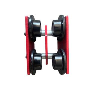 包邮孚特桃型T型手推手拉车工字钢捷BYS滑跑轮单轨行车滑轨道滑轮