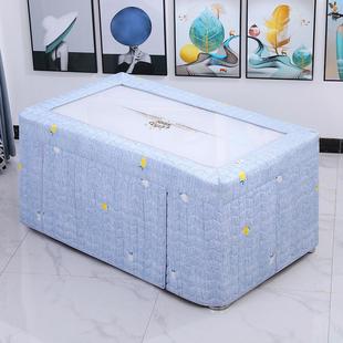 电炉005罩烤火罩新款 加厚家用长方电取暖形罩套电茶烤火炉桌罩冬