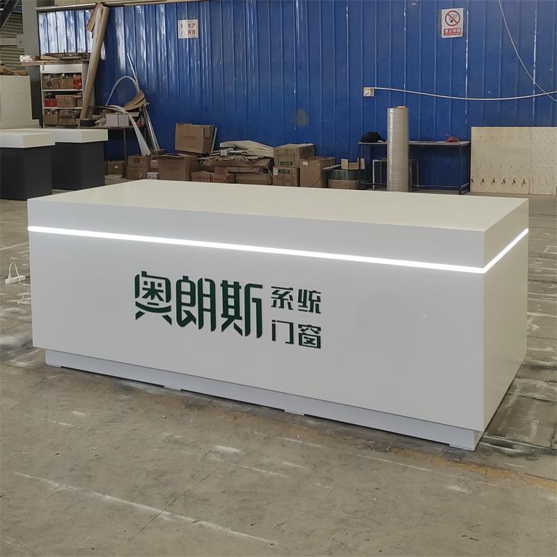 岛台展示试桌隔音测型材体验柜指纹锁箱科技展中厅门窗HTX样角展