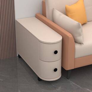 实木床头柜带轮可移动家用卧室小型超窄收纳夹缝柜轻奢简约床边柜