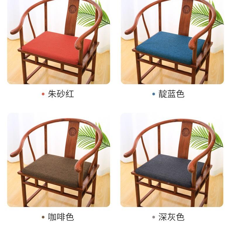 坐垫忆棉ltao1024中式记子茶椅太师椅圈椅沙发座垫实木家具餐椅椅