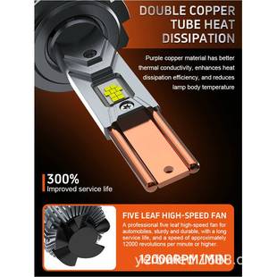 120W汽车LED大灯带解码车灯专用灯珠高亮灯珠流明20000LM型号齐全