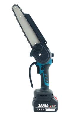 新款数显油壶手充电式单手电锯家用型持手锂提WRG木电伐锯户外电