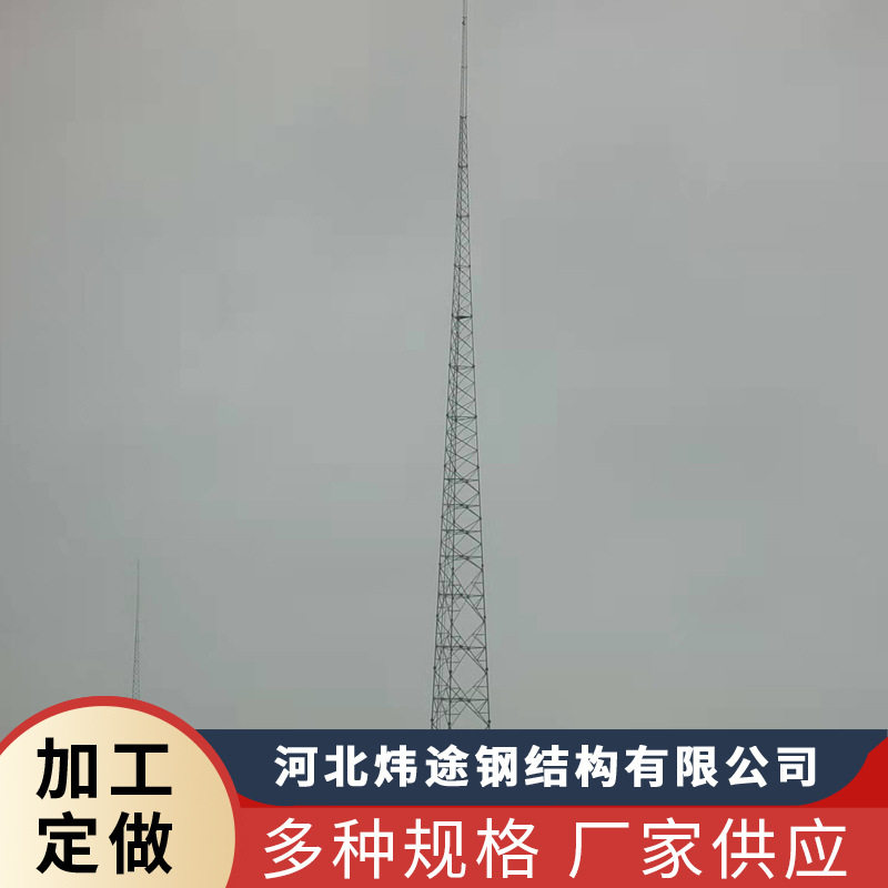 角钢避雷塔 楼顶装饰钢结构楼顶避雷塔 避雷钢杆角钢圆钢避雷塔