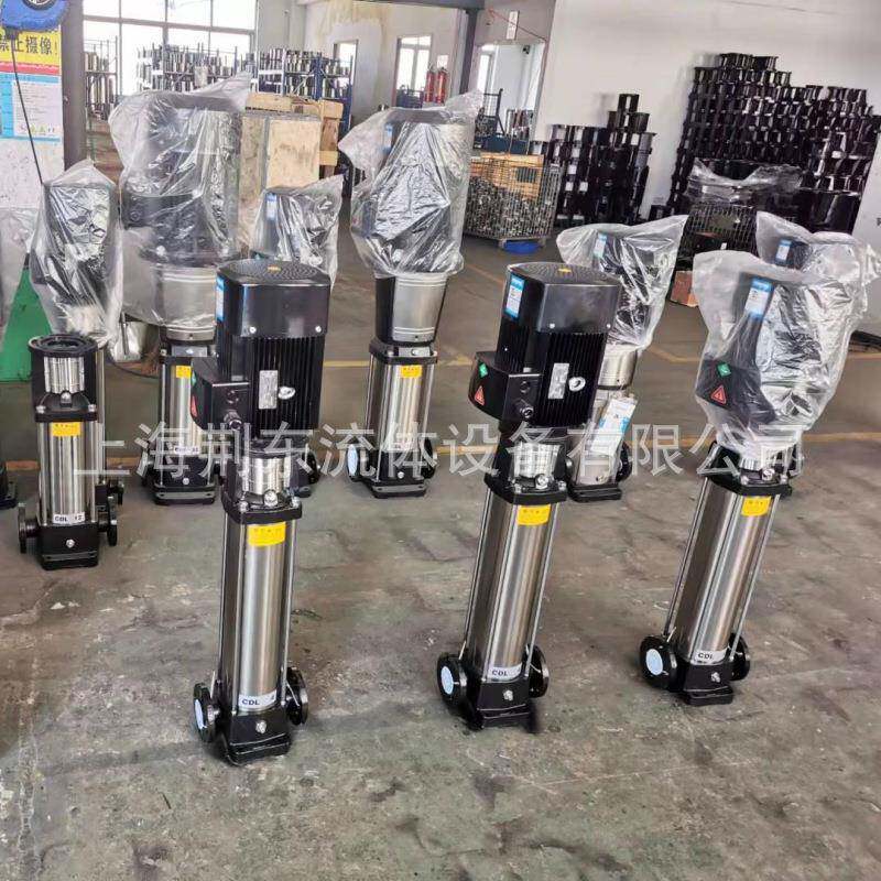 304不锈立式离心泵50D钢LF1DJW6C-90多级管道泵无负压环供水泵循