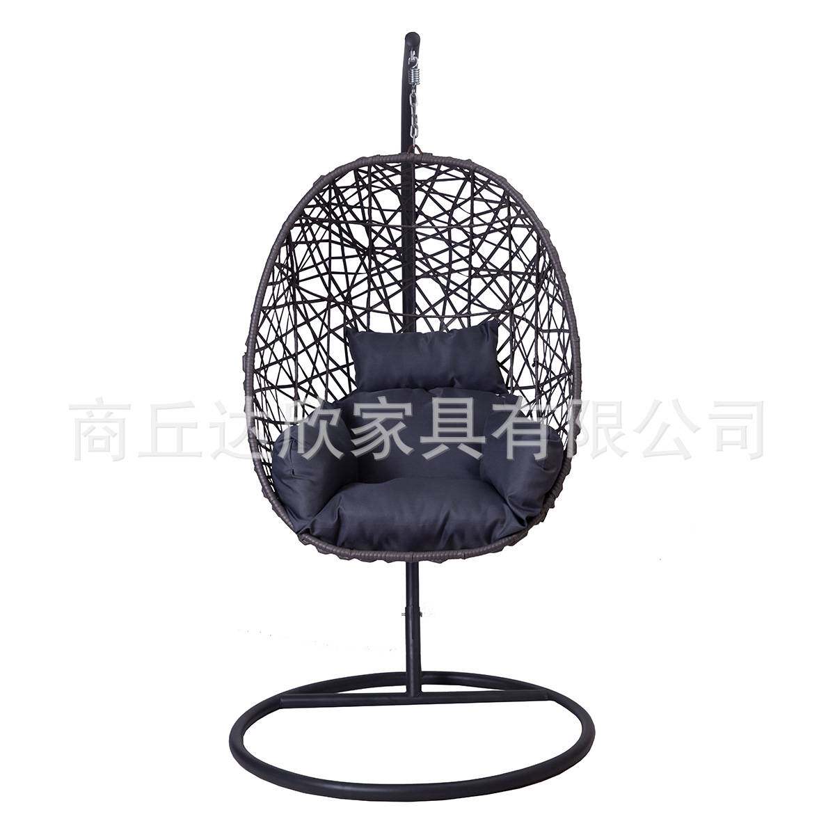 现代折叠户外室内编藤吊椅花园客厅吊篮摇椅休闲吊篮鸟巢吊椅单人