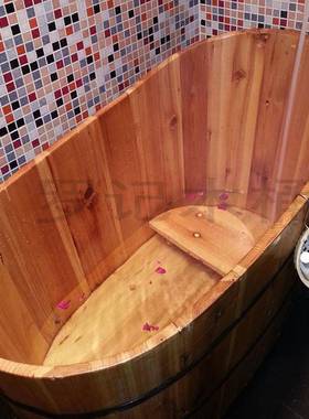 院7674K78E泡浴澡木桶大人澡桶全身沐浴桶家用洗熏蒸木桶缸实木洗
